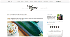 Desktop Screenshot of makingthymeforhealth.com